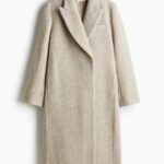 Abrigo de lana Beige claro jaspeado MUJER | H&M ES
