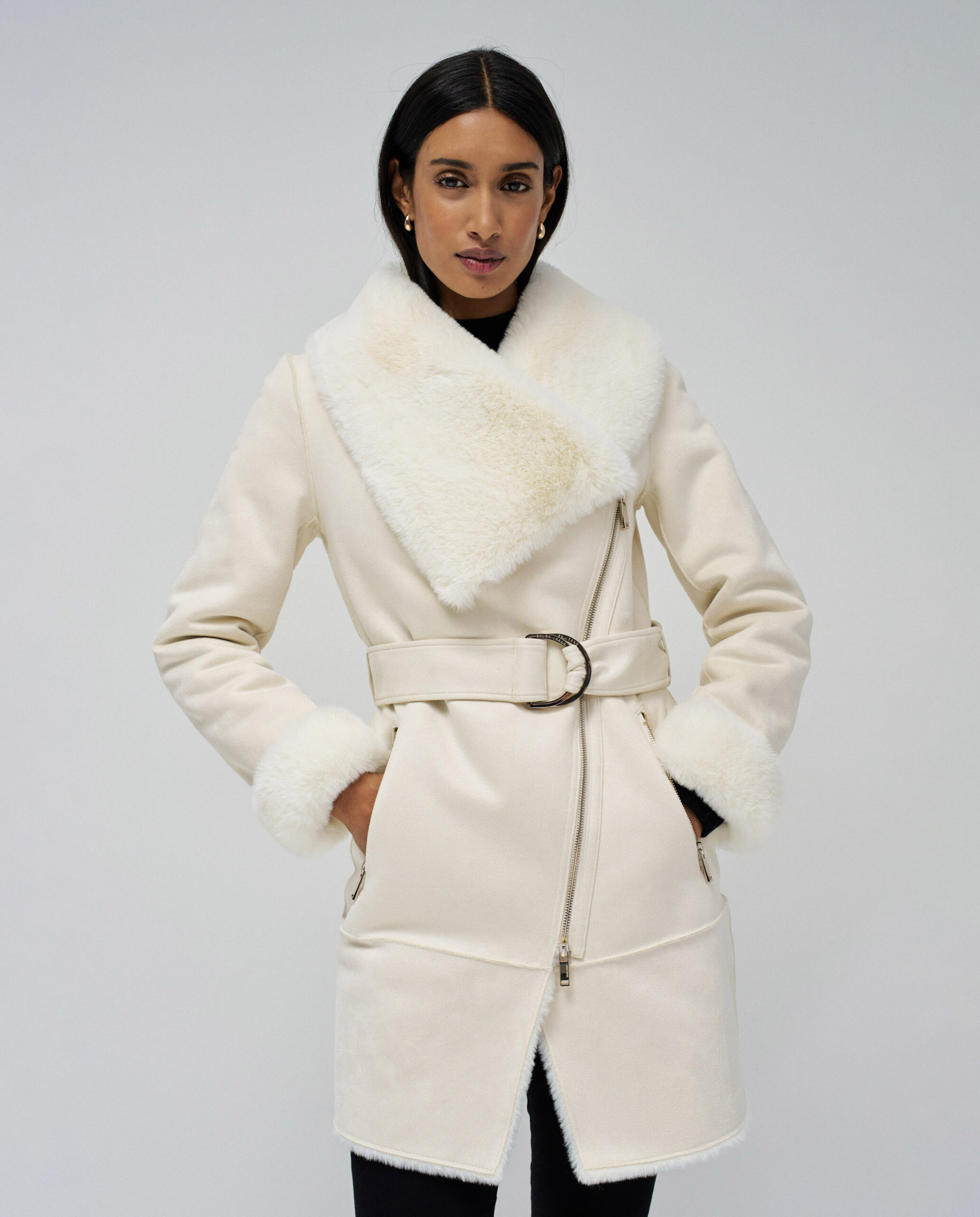 abrigo-blanco-mujer-452wsr-1.jpg Borrego El Corte Ingles Abrigo Blanco Abrigos Mujer En Corte Ingles Chaqueta De Mujer Diana Forrada De - Imagen 1
