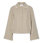 ABRIGO CORTO MUJER LADY TAUPE Talla 40 Color TAUPE