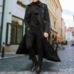 Gabardina Abrigos De Hombre Para El Frio Abrigo De Trinchera Formal Para Hombre Chaqueta Larga Slim