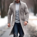 Abrigo Hombre Invierno Elegante Y Cálido Chaqueta Moderna Con Protección Contra El Frío, Cómoda Y Versátil Abrigo Invierno Hombre
