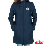 UNISEX Chaqueta impermeable mujer azul | Nikis Galicia