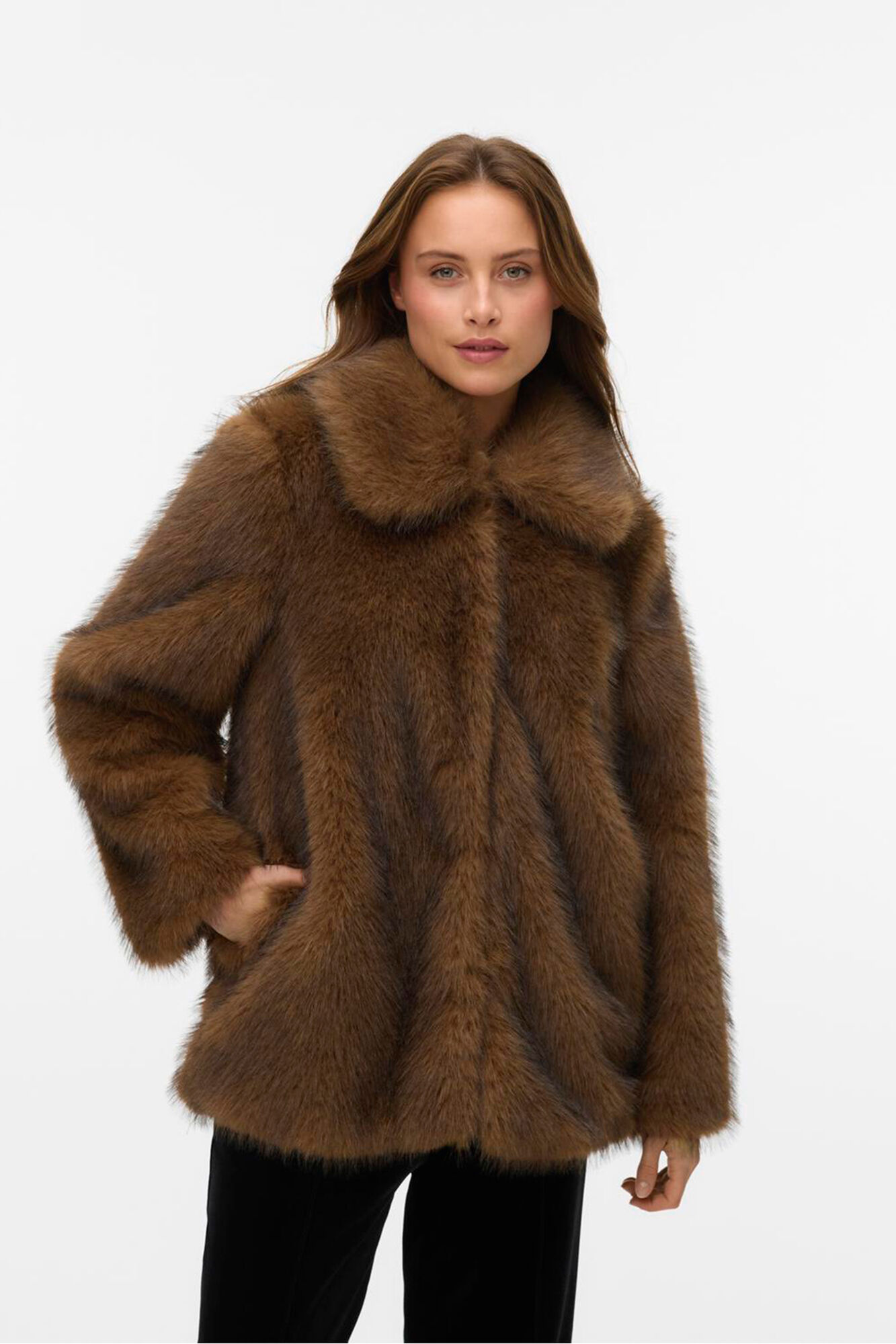 abrigo-pelo-mujer-479oyk-1.jpg Abrigo de pelo | Ofertas en abrigos y parkas de mujer | Fifty Outlet - Imagen 1