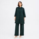 Abrigo Verde de Mujer para Invierno | CLARO Couture