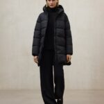 Abrigo Acolchado Abrigo Negro Mujer Hm Puffer Jacket Chaqueta Acolchada Trajes Chaqueta Mujer H&m Plumferos Chaqueta