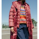 parka larga abrigo acolchado ligero mujer grana md m