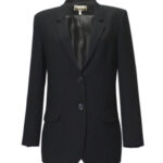 Chaqueta americana negra mujer