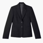 Blazer de mujer negra azafata de congresos