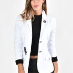 Americana de mujer con calavera de brillos — Tienda Azulik