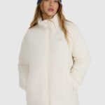 Anorack Acolchado 4F Mujer Crudo