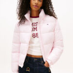 Anorak acolchado, brillante y plegable