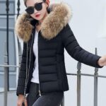 Chaqueta Blauer Mujer Abrigo De AlgodóN CáLido Ropa Grande De AlgodóN Grueso Y Delgado con Cuello Acolchado para Mujer para Mujer Abrigo Larga Mujer ...
