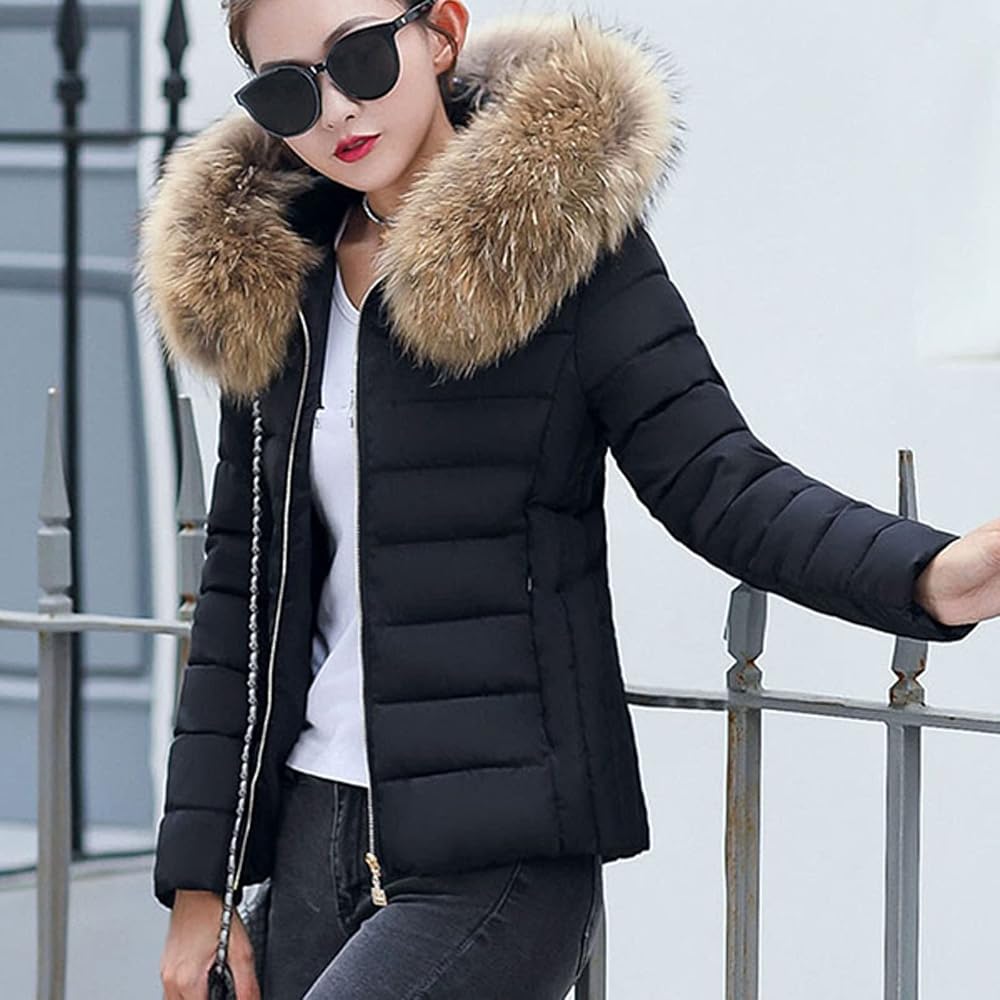 blauer-mujer-543cje-1.jpg Chaqueta Blauer Mujer Abrigo De AlgodóN CáLido Ropa Grande De AlgodóN Grueso Y Delgado con Cuello Acolchado para Mujer para Mujer Abrigo Larga Mujer ... - Imagen 1