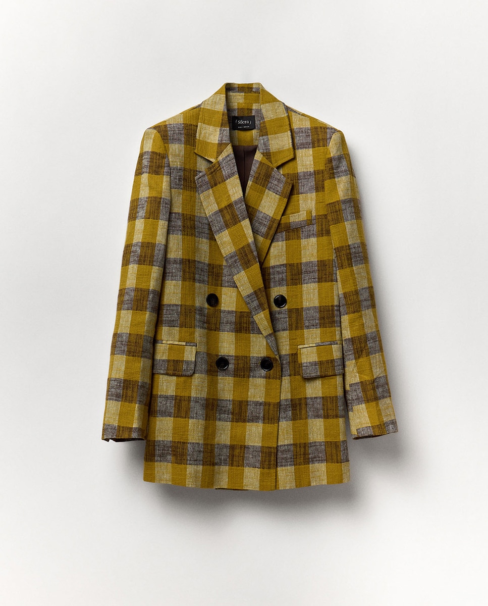 blazer-cuadros-451jtc-1.jpg Blazer cuadros | Sfera España - Imagen 1