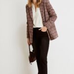 Blazer windsor cuadros rosa Querubines Complementos sl