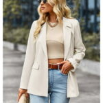 Blazer Modelos De Chaquetas Largas Para Dama Blazers Largos Para Mujer,Chaqueta De Traje Para Mujer