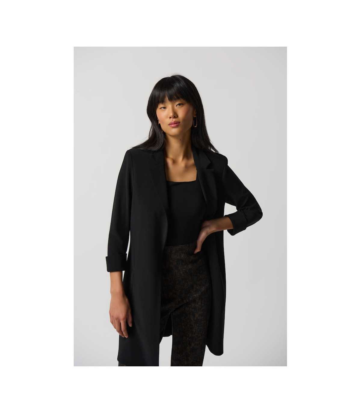 blazer-mujer-121omf-1.jpg Blazer Larga Negra Joseph Ribkoff Mujer - Imagen 1