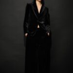 Chaqueta Mujer Blazer Terciopelo Sfera Sfera Lanza Cuatro Trajes De Chaqueta De Terciopelo Que Las Mujeres