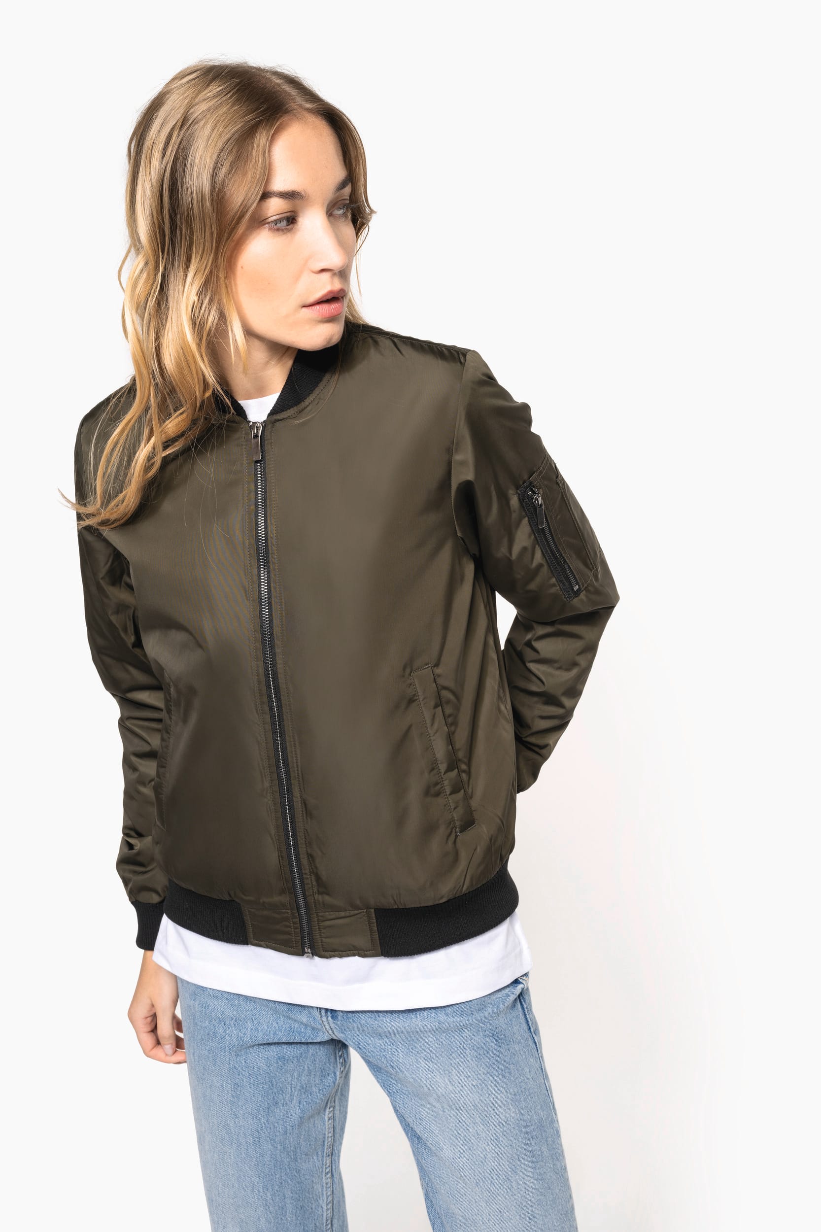 bomber-mujer-355vvk-1.jpg Cazadora bomber mujer Kariban - Imagen 1