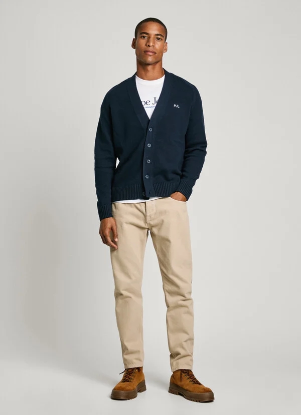 cardigan-hombre-619tyg-1.jpg CÁRDIGAN FIT REGULAR HOMBRE PEPE JEANS Korner - Imagen 1