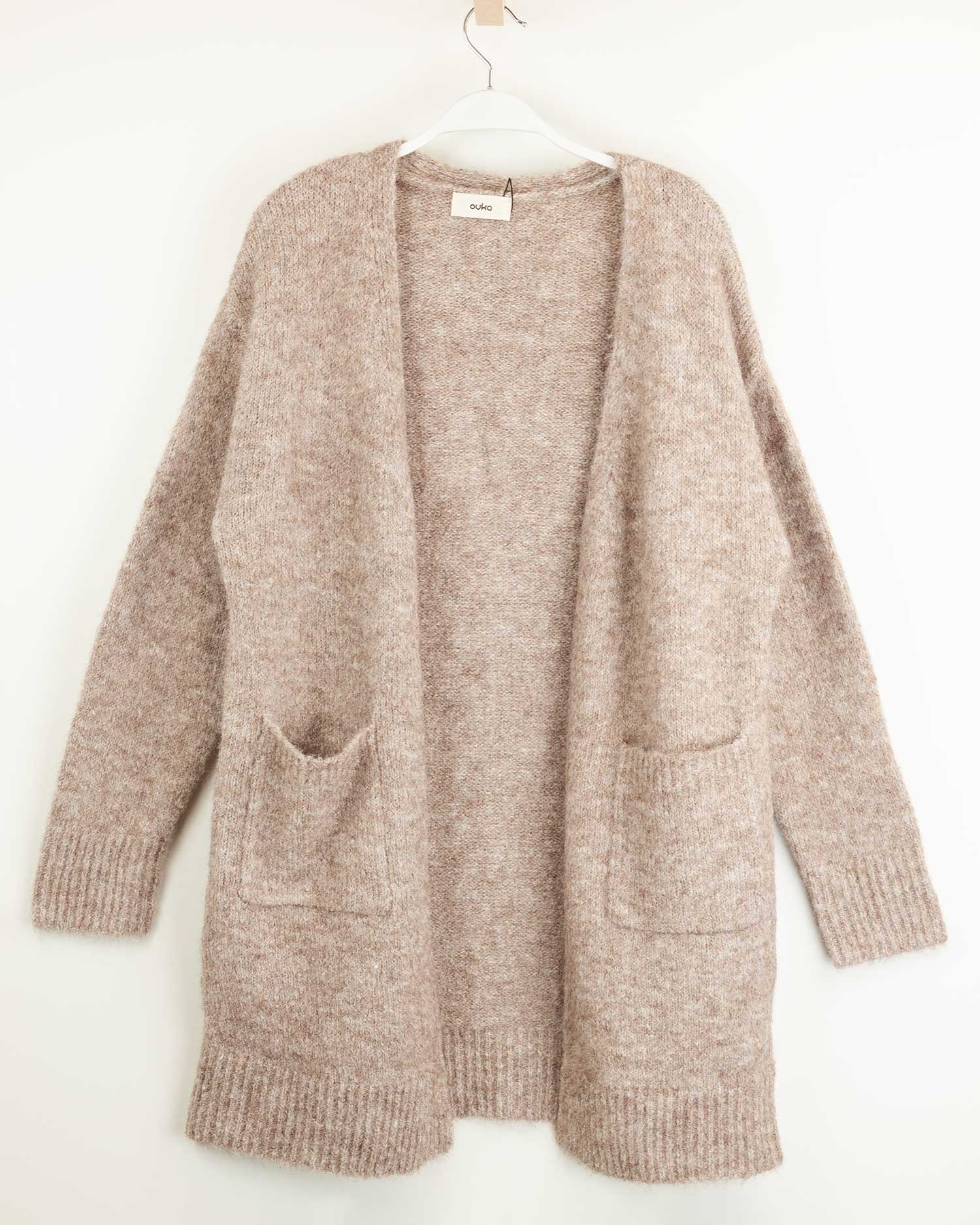 cardigan-largo-mujer-724axj-1.jpg Cárdigan de Mujer Largo de Punto Otoño Invierno | Ouka - Imagen 1