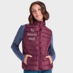 Chaleco acolchado de mujer personalizado, comprar online