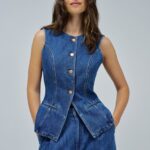 CHALECO VAQUERO Azul / L