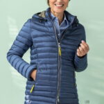Chaqueta acolchada larga FuchsSchmitt para mujer | tinta | Señoras: 36 | 477850 D 36