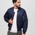 Brandit Chaquetas bomber navy/azul marino Zalando.es