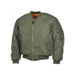 CHAQUETA CAZADORA BOMBER VERDE