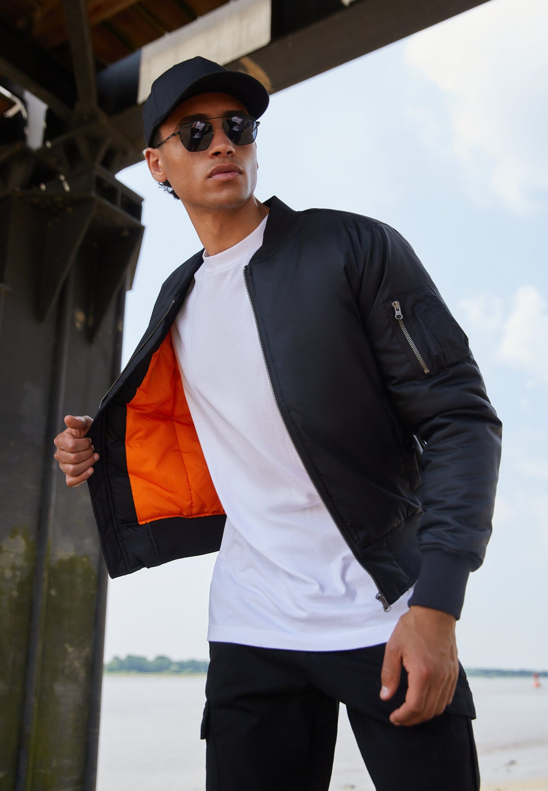 chaqueta-bomber-486oyw-1.jpg Urban Classics BASIC Chaquetas bomber black/negro Zalando.es - Imagen 1