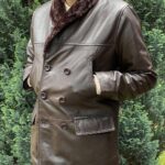 Parka de Cuero Hombre MDP Villamor Brown medinapiel.es