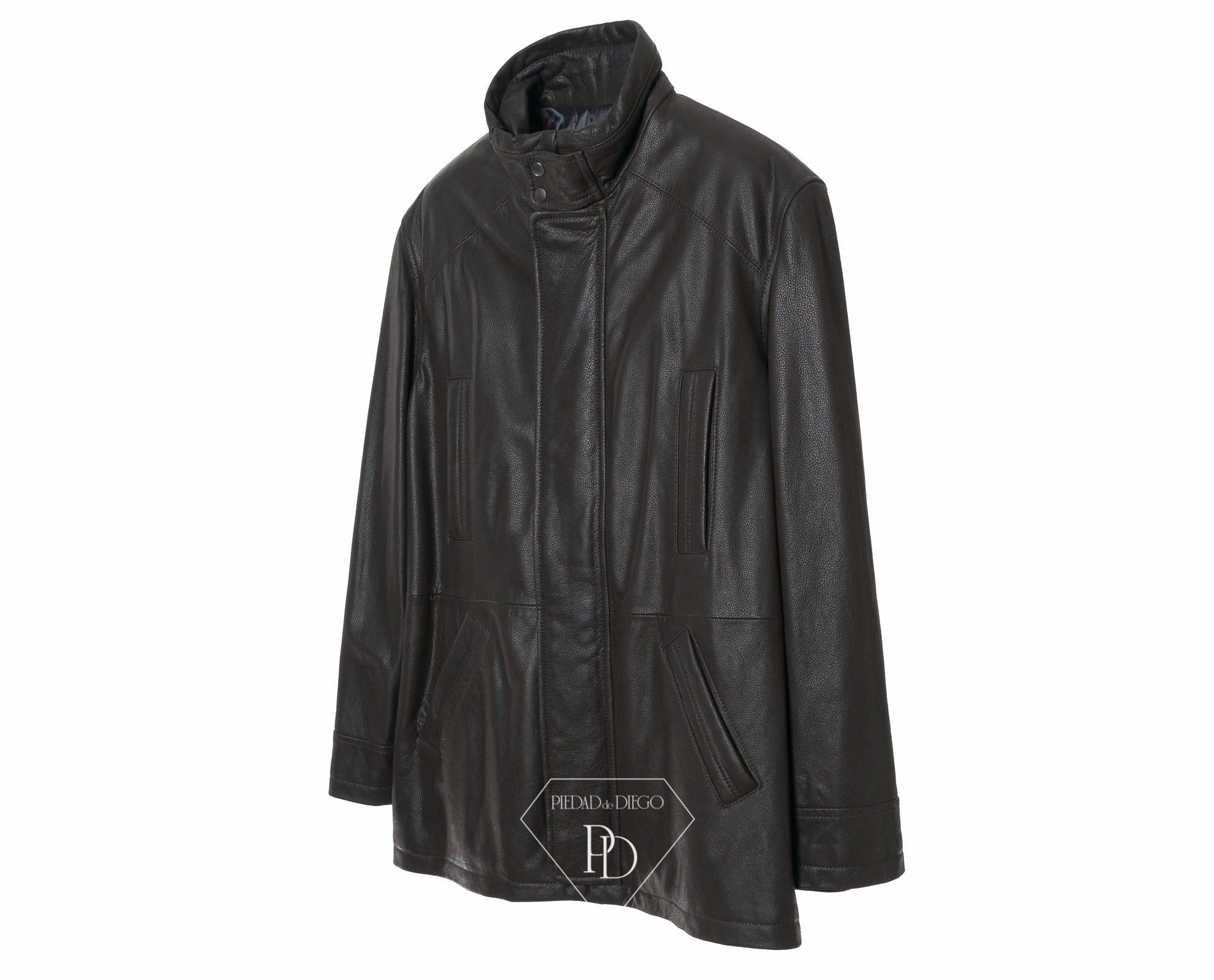 chaqueta-cuero-hombre-720qdc-1.jpg Cazadora de cuero Hombre Larga – Peletería Piedad de Diego - Imagen 1