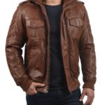 Solid SDCAMASH Chaqueta de cuero golden bro/dorado Zalando.es