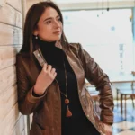 Chaquetas Casaca De Cuero Negra Mujer Cazadora Cuero Mujer Chompas De Cuero Rockeras Chaqueta De Cuero