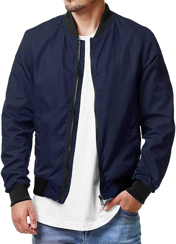 chaqueta-entretiempo-hombre-832csy-1.jpg Chaqueta de entretiempo para hombre, cuello alto, tallas grandes, chaqueta de trabajo de invierno, chaqueta de otoño, ligera, táctica, cálida, chaqueta de campo, chaqueta de aviador, chaqueta de: Amazon.es: Moda - Imagen 1