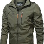 Genérico Chaqueta Impermeable Hombres, Cazadora Hombre Verano Tiempo Libre Verano Chaqueta Entretiempo Chaqueta Deportiva Informal Holgada con Bolsillos Y Cremallera : Amazon.es: Moda