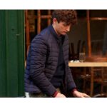 Chaqueta acolchada ligera de invierno para hombre Navy Sven Iii | Bexley