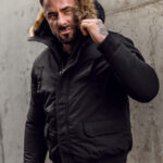 Hombre Chaqueta de invierno Negro Bolf 2019