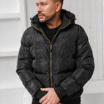 Chaqueta acolchada de invierno para hombre negro Bolf 7270A1