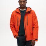 Hombre Chaqueta impermeable en naranja intenso | Superdry ES