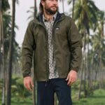 Overcast 3K Tape Chaqueta impermeable con capucha Verde Hombre | Quiksilver