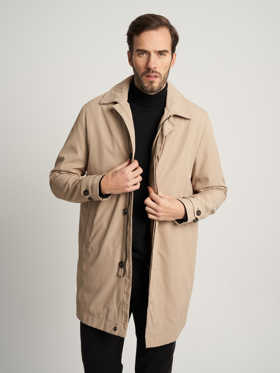 chaqueta-impermeable-hombre-439vll-1.jpg Chaqueta Impermeable Color Beige Para Hombre 15789 - Imagen 1