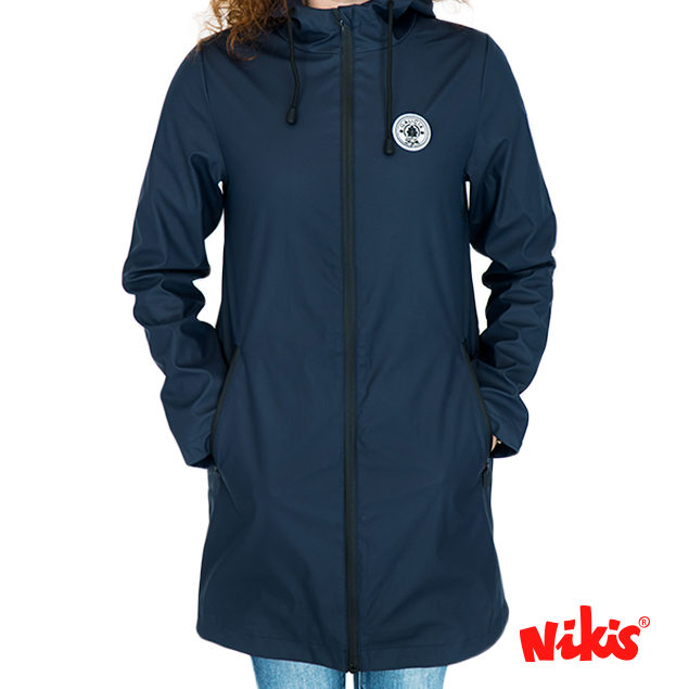 chaqueta-impermeable-mujer-141qjv-1.jpg UNISEX Chaqueta impermeable mujer azul | Nikis Galicia - Imagen 1