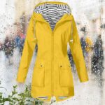 Genérico Chubasquero Mujer Impermeable Ligera Ligero Cortavientos Con Capucha Chubasquero Con Cremallera Completa Al Aire Libre Chaqueta Softshell Abrigo Para Running, Senderismo: Amazon.es: Moda