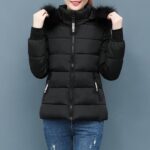 Abrigo de invierno cálido con capucha para mujer, chaqueta acolchada gruesa, chaqueta de algodón de invierno con capucha, abrigo exterior de felpa con ...