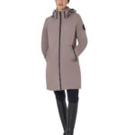 Chaqueta Larga Impermeable Y Cortavientos Mujer