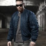 MA1 Chaqueta Bomber de piloto de vuelo militar para hombre, abrigo de invierno cálido e informal de aviador táctico aerotransportado para motocicleta Compra barata en Joom