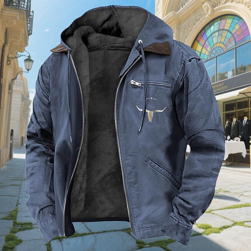 chaqueta-militar-hombre-574uwl-1.jpg HAOLEI Chaqueta Militar Hombre,Retro Chaquetas de Manga Larga con Forro Polar Ajuste Holgado Aviador Jacket con Cremallera y Capucha Cálida y Cómoda Cazadora Deportiva Casual Abrigo Entretiempo: Amazon.es: Moda - Imagen 1