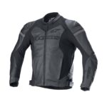 Alpinestars Chaqueta para moto GP Force Leather Negra 52